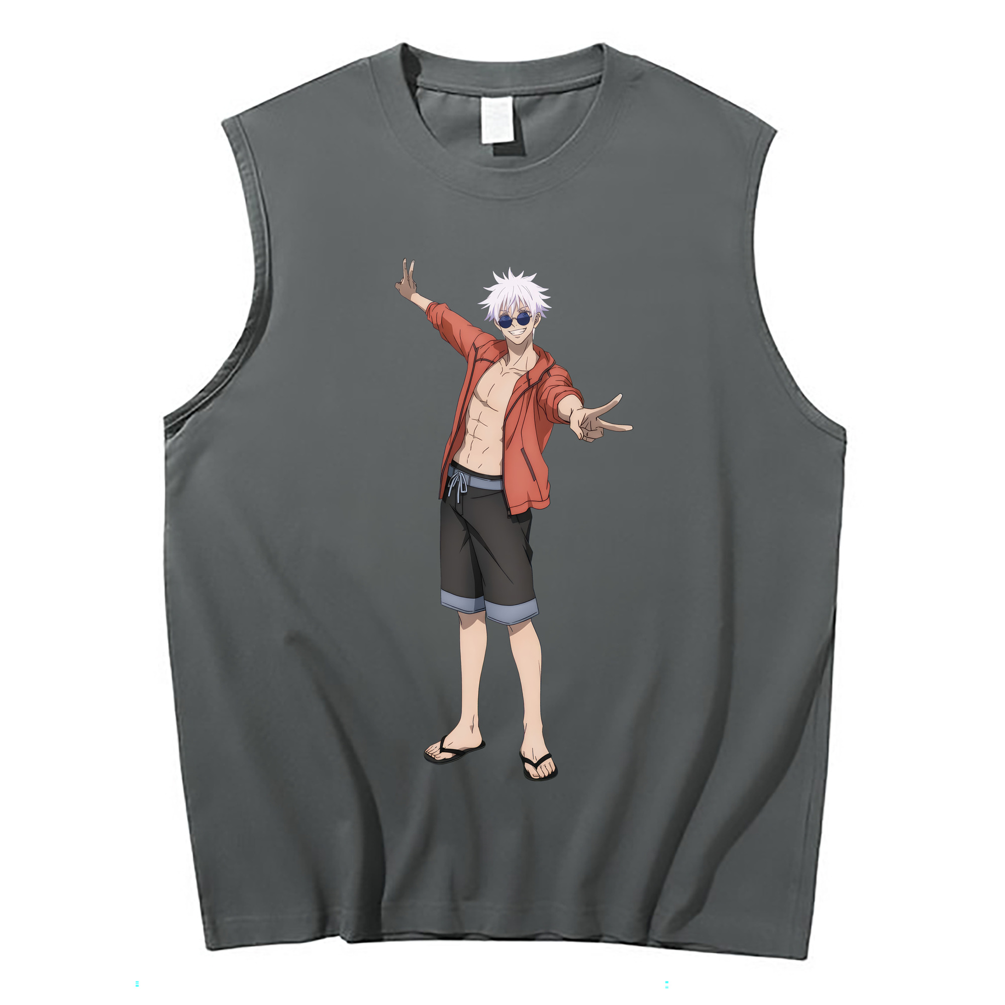 （画像用） 呪術廻戦 Jujutsu Kaisen コットン100％タンクトップ（フロントプリント）